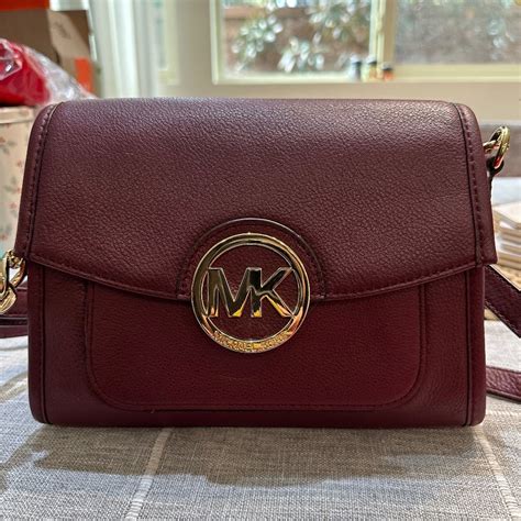 vintage burgundy michael kors purse|burgundy Michael Kors crossbody.